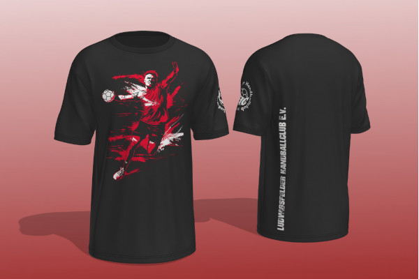 Tshirt Handballer Rot